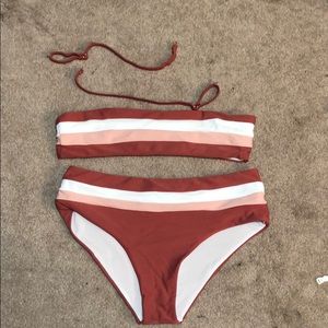 Two piece bathing suit